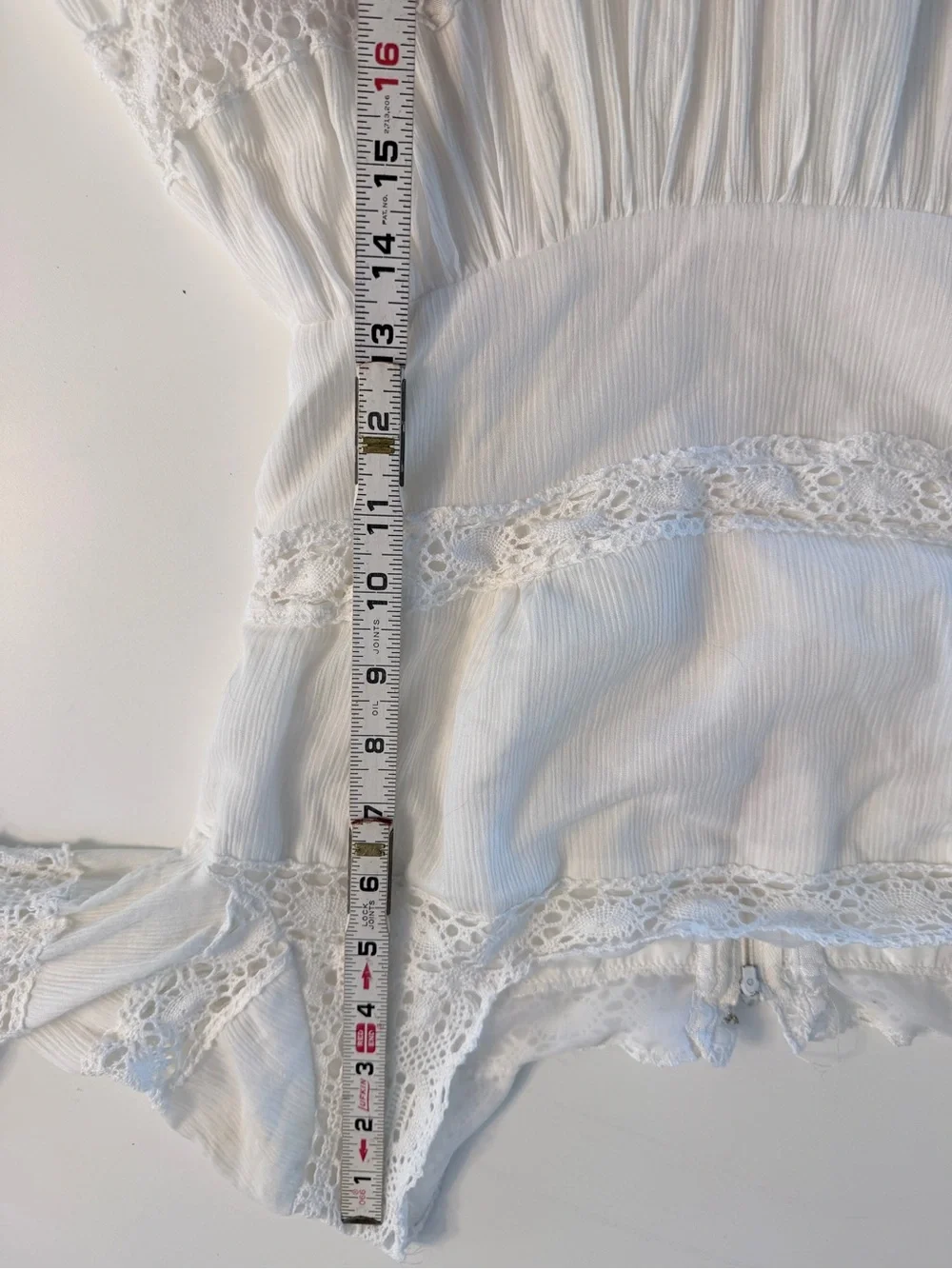 VINTAGE 70s Lily Simon Montreal Lace Prairie Maxi Dress + Matching Scarf - Picture 14 of 14